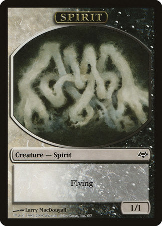 Spirit Token (Black/White) [Eventide Tokens] | Fandemonia Ltd