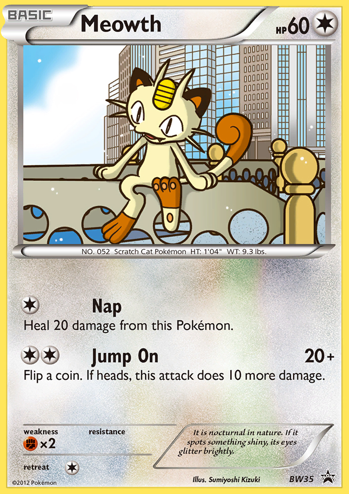 Meowth (BW35) [Black & White: Black Star Promos] | Fandemonia Ltd