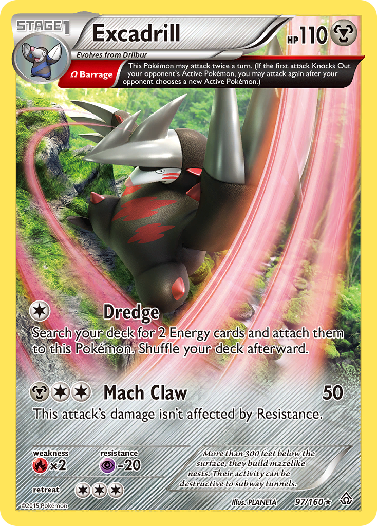 Excadrill (97/160) [XY: Primal Clash] | Fandemonia Ltd