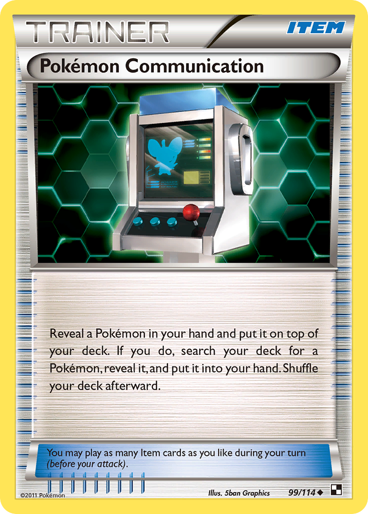 Pokemon Communication (99/114) [Black & White: Base Set] | Fandemonia Ltd