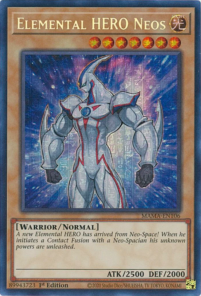 Elemental HERO Neos [MAMA-EN106] Ultra Pharaoh's Rare | Fandemonia Ltd