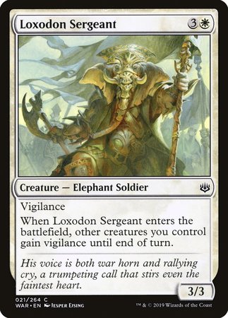 Loxodon Sergeant [War of the Spark] | Fandemonia Ltd