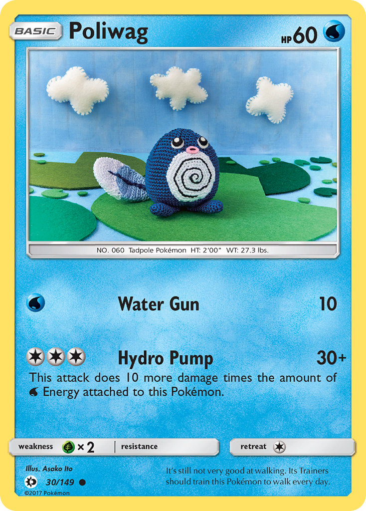 Poliwag (30/149) [Sun & Moon: Base Set] | Fandemonia Ltd