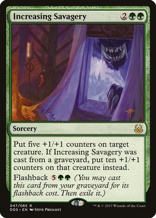 Increasing Savagery [Duel Decks: Mind vs. Might] | Fandemonia Ltd