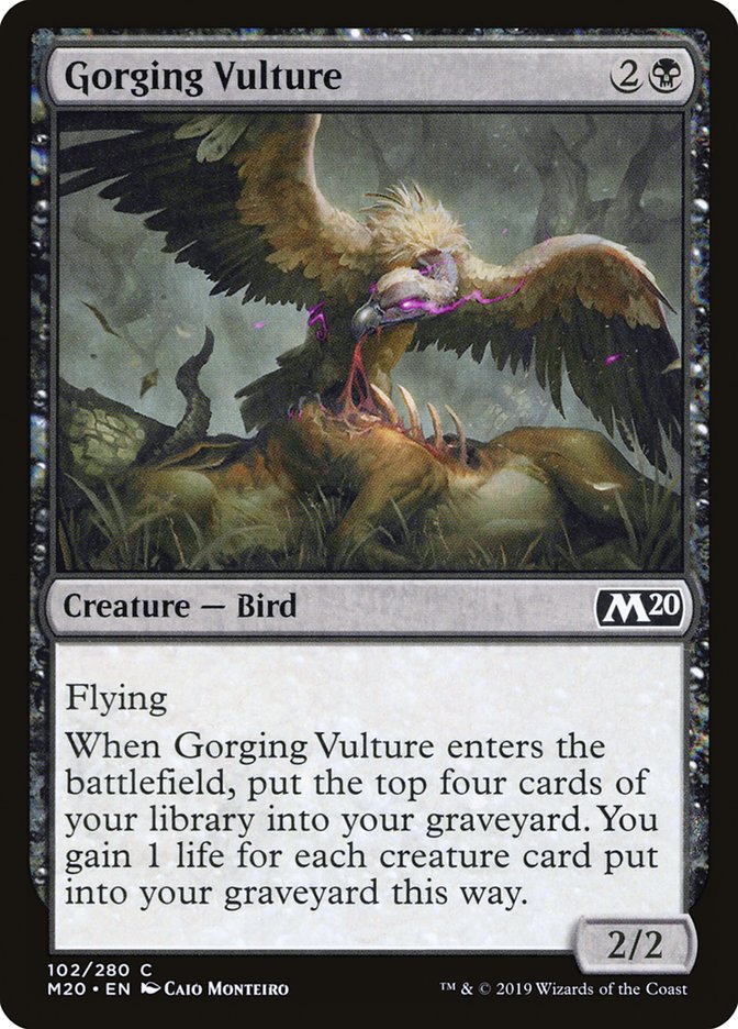 Gorging Vulture [Core Set 2020] | Fandemonia Ltd