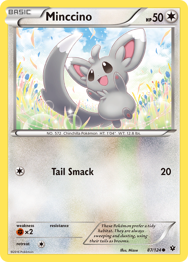 Minccino (87/124) [XY: Fates Collide] | Fandemonia Ltd