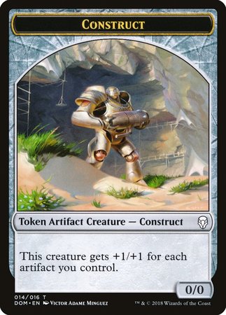 Construct Token [Dominaria Tokens] | Fandemonia Ltd