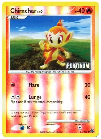 Chimchar (56/100) [Burger King Promos: 2009 Collection] | Fandemonia Ltd