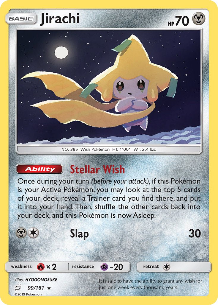 Jirachi (99/181) (Theme Deck Exclusive) [Sun & Moon: Team Up] | Fandemonia Ltd