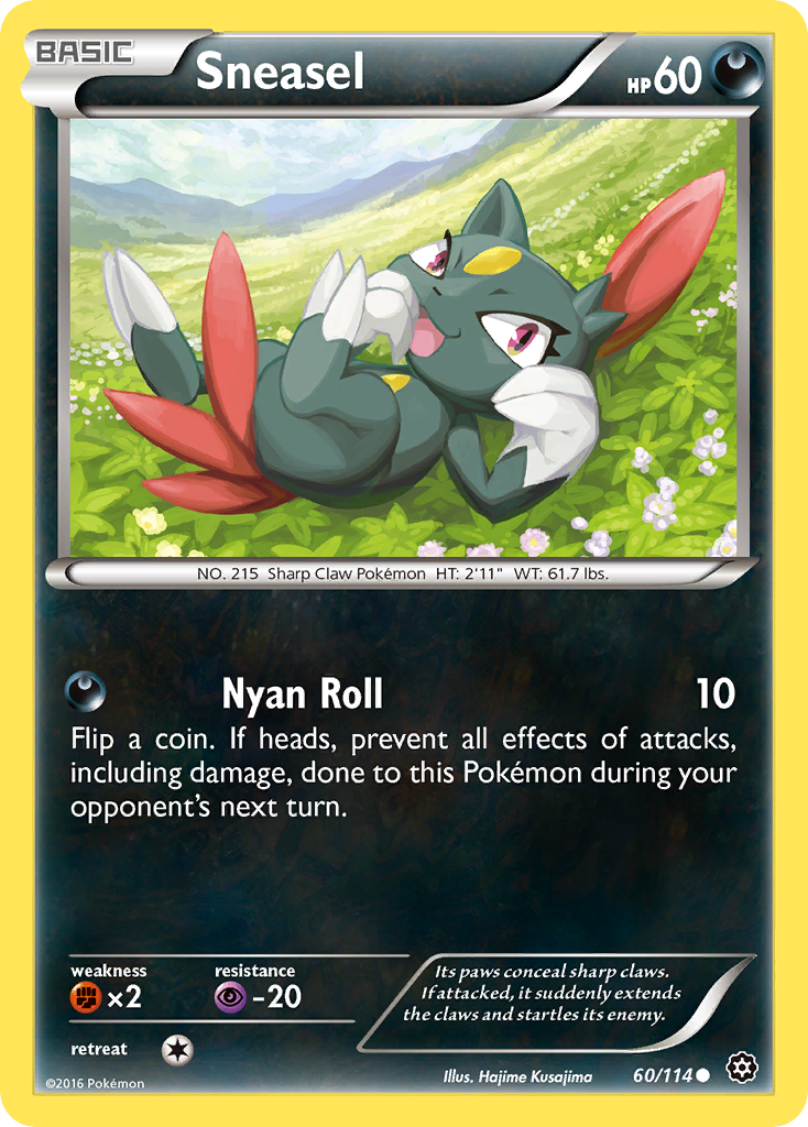 Sneasel (60/114) [XY: Steam Siege] | Fandemonia Ltd