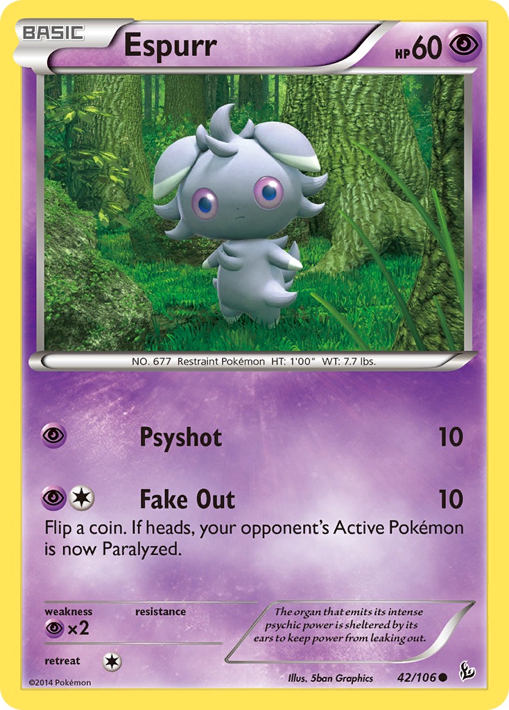 Espurr (42/106) [XY: Flashfire] | Fandemonia Ltd