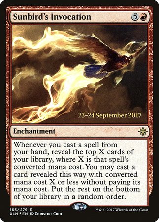 Sunbird's Invocation [Ixalan Promos] | Fandemonia Ltd