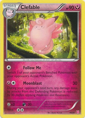 Clefable (16/30) [XY: Trainer Kit 1 - Wigglytuff] | Fandemonia Ltd