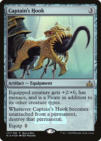 Captain's Hook [Rivals of Ixalan Promos] | Fandemonia Ltd