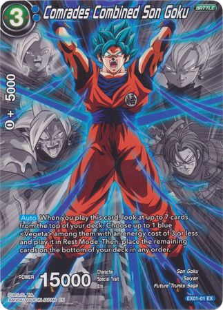 Comrades Combined Son Goku (Alternate Art) [EX01-01] | Fandemonia Ltd