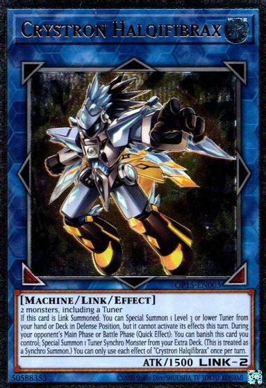 Crystron Halqifibrax [OP15-EN003] Ultimate Rare | Fandemonia Ltd