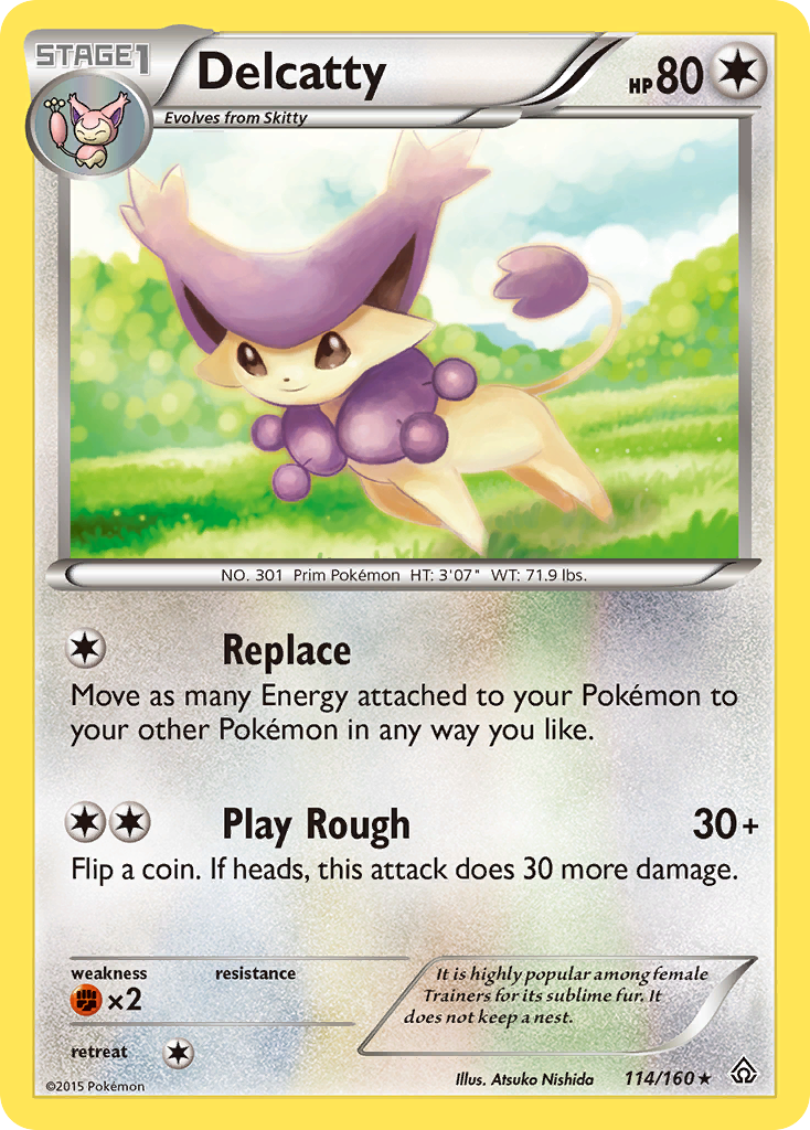 Delcatty (114/160) [XY: Primal Clash] | Fandemonia Ltd