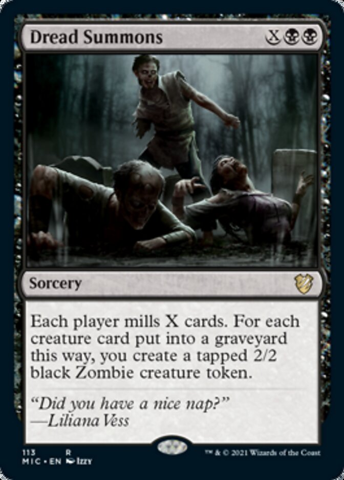 Dread Summons [Innistrad: Midnight Hunt Commander] | Fandemonia Ltd