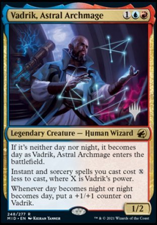 Vadrik, Astral Archmage (Promo Pack) [Innistrad: Midnight Hunt Promos] | Fandemonia Ltd