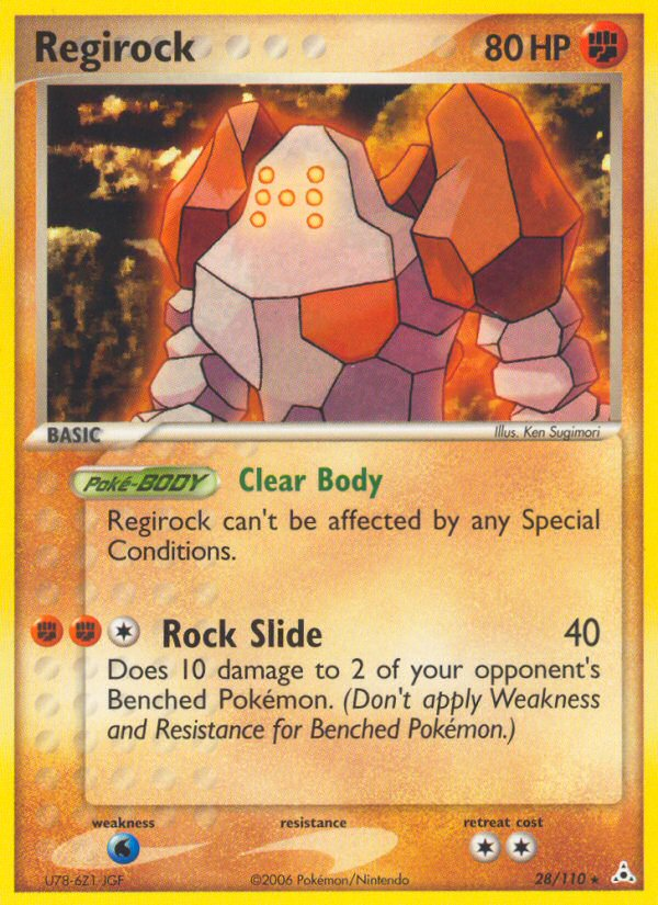 Regirock (28/110) [EX: Holon Phantoms] | Fandemonia Ltd