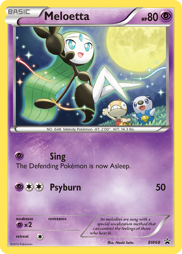 Meloetta (BW68) [Black & White: Black Star Promos] | Fandemonia Ltd