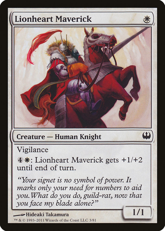 Lionheart Maverick [Duel Decks: Knights vs. Dragons] | Fandemonia Ltd