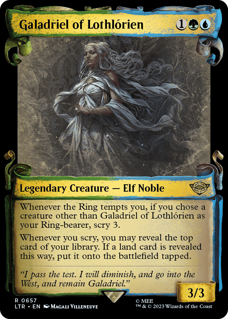 Galadriel of Lothlorien [The Lord of the Rings: Tales of Middle-Earth Showcase Scrolls] | Fandemonia Ltd