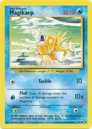 Magikarp (35/102) [Base Set Unlimited] | Fandemonia Ltd