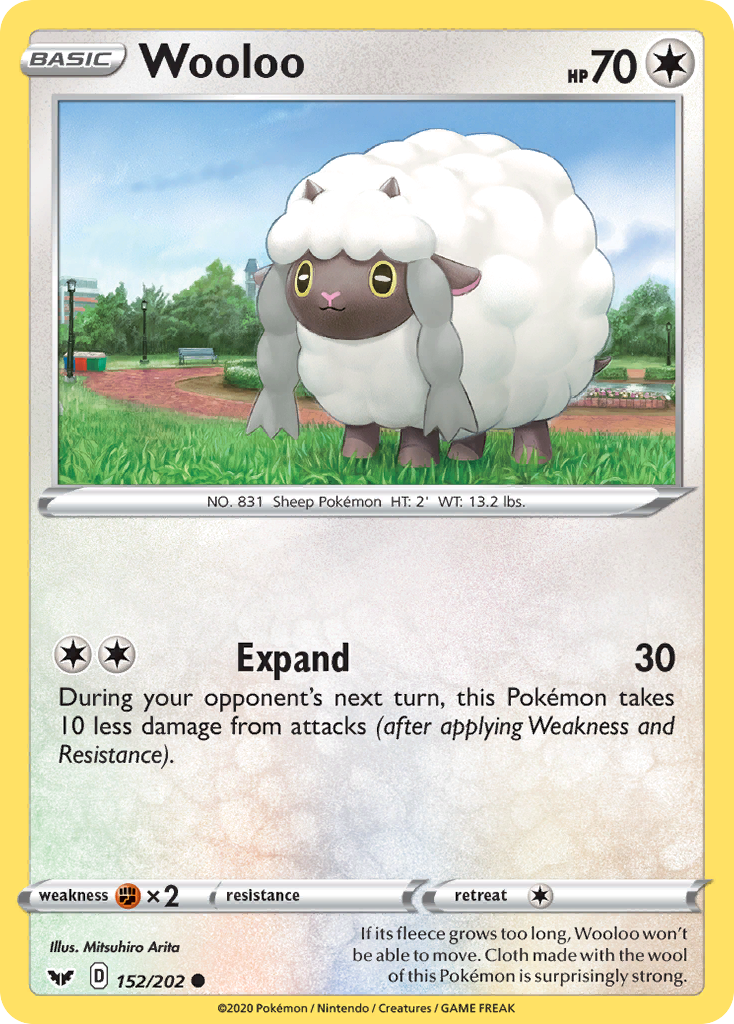 Wooloo (152/202) [Sword & Shield: Base Set] | Fandemonia Ltd