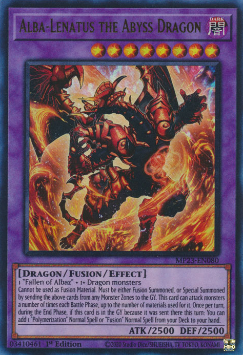 Alba-Lenatus the Abyss Dragon [MP23-EN080] Ultra Rare | Fandemonia Ltd