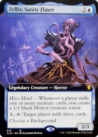 Zellix, Sanity Flayer (Extended Art) [Commander Legends: Battle for Baldur's Gate] | Fandemonia Ltd