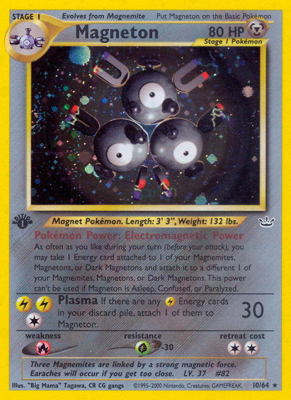 Magneton (10/64) [Neo Revelation 1st Edition] | Fandemonia Ltd