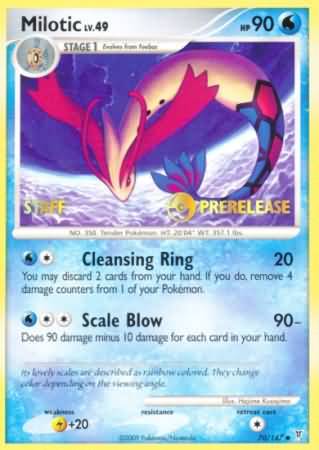 Milotic (70/147) (Staff Prerelease Promo) [Nintendo: Black Star Promos] | Fandemonia Ltd