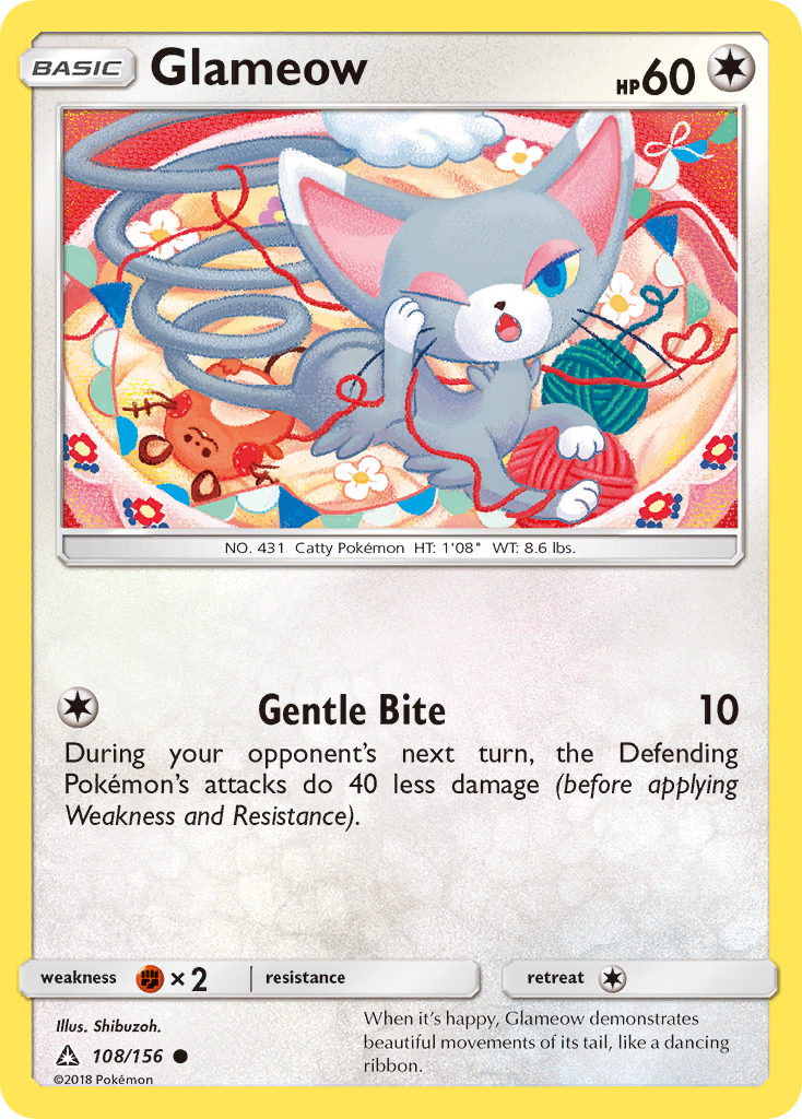 Glameow (108/156) [Sun & Moon: Ultra Prism] | Fandemonia Ltd