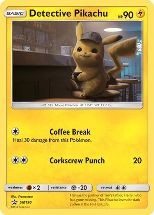 Detective Pikachu (SM190) [Sun & Moon: Black Star Promos] | Fandemonia Ltd