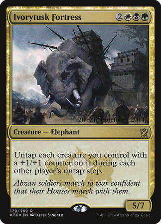 Ivorytusk Fortress [Khans of Tarkir Promos] | Fandemonia Ltd