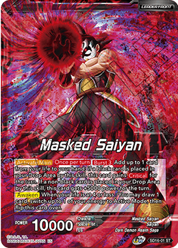 Masked Saiyan // SS3 Bardock, Reborn from Darkness (Starter Deck Exclusive) (SD16-01) [Cross Spirits] | Fandemonia Ltd