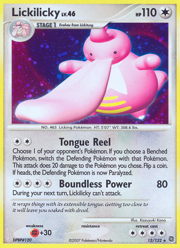 Lickilicky (12/132) [Diamond & Pearl: Secret Wonders] | Fandemonia Ltd