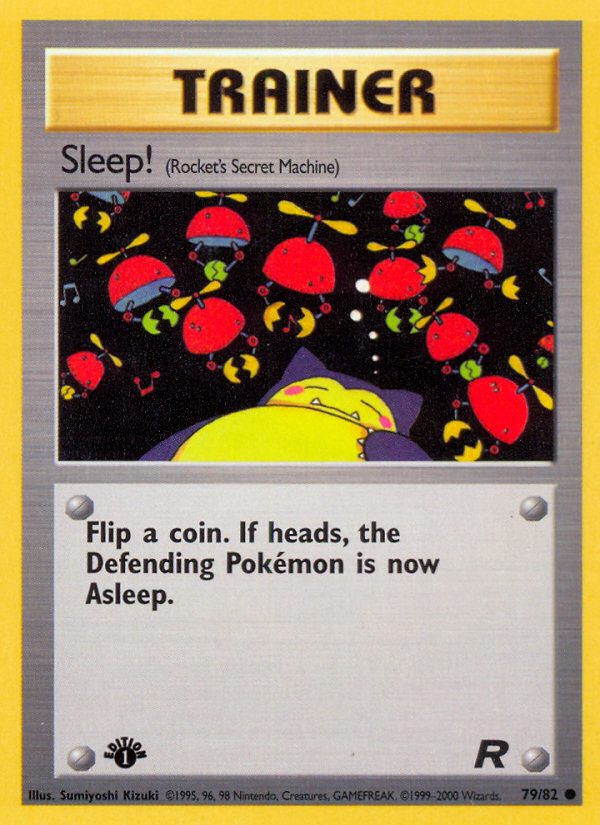 Sleep! (79/82) [Team Rocket 1st Edition] | Fandemonia Ltd