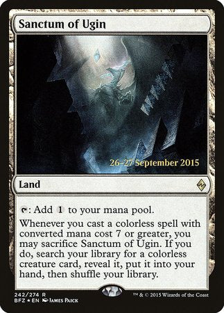 Sanctum of Ugin [Battle for Zendikar Promos] | Fandemonia Ltd