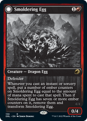 Smoldering Egg // Ashmouth Dragon [Innistrad: Double Feature] | Fandemonia Ltd