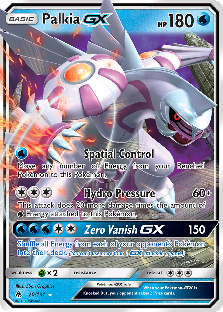 Palkia GX (20/131) [Sun & Moon: Forbidden Light] | Fandemonia Ltd