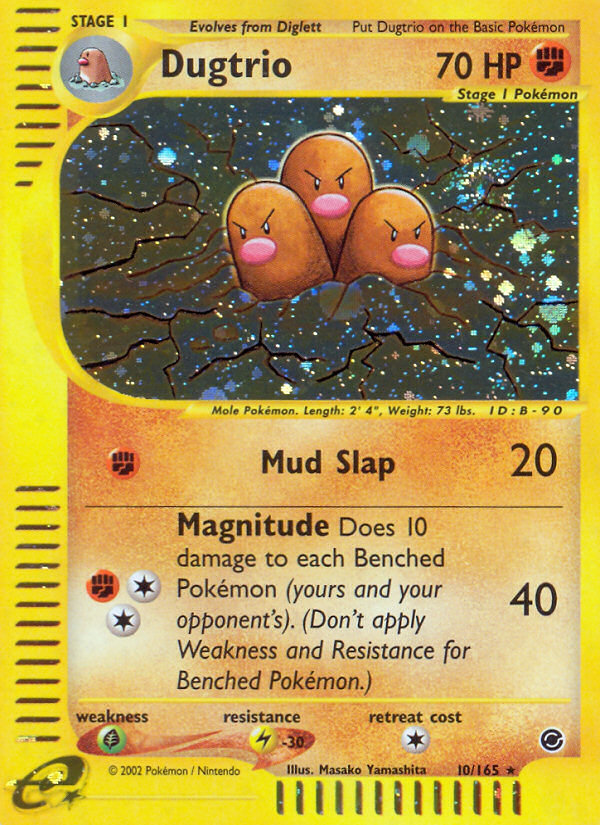 Dugtrio (10/165) [Expedition: Base Set] | Fandemonia Ltd