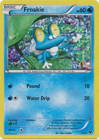 Froakie (4/12) [McDonald's Promos: 2014 Collection] | Fandemonia Ltd