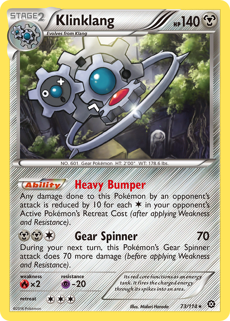 Klinklang (73/114) [XY: Steam Siege] | Fandemonia Ltd