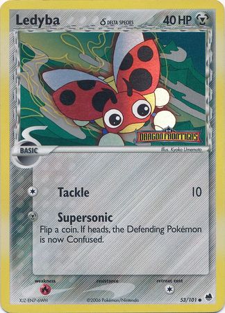 Ledyba (53/101) (Delta Species) (Stamped) [EX: Dragon Frontiers] | Fandemonia Ltd