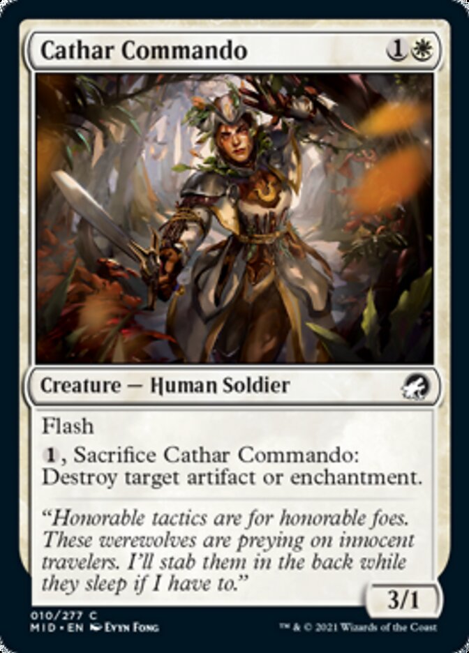 Cathar Commando [Innistrad: Midnight Hunt] | Fandemonia Ltd