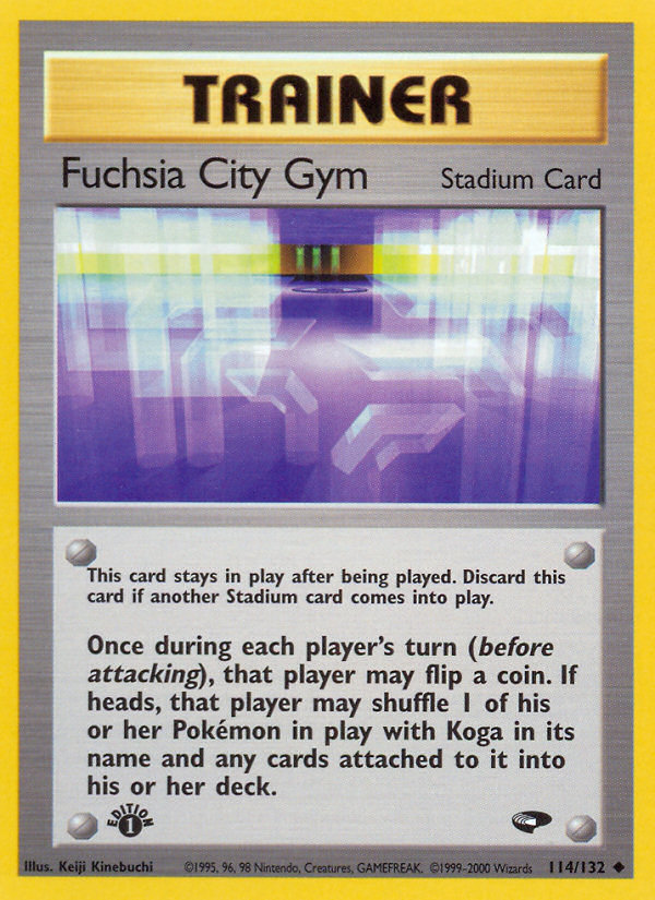 Fuchsia City Gym (114/132) [Gym Challenge 1st Edition] | Fandemonia Ltd