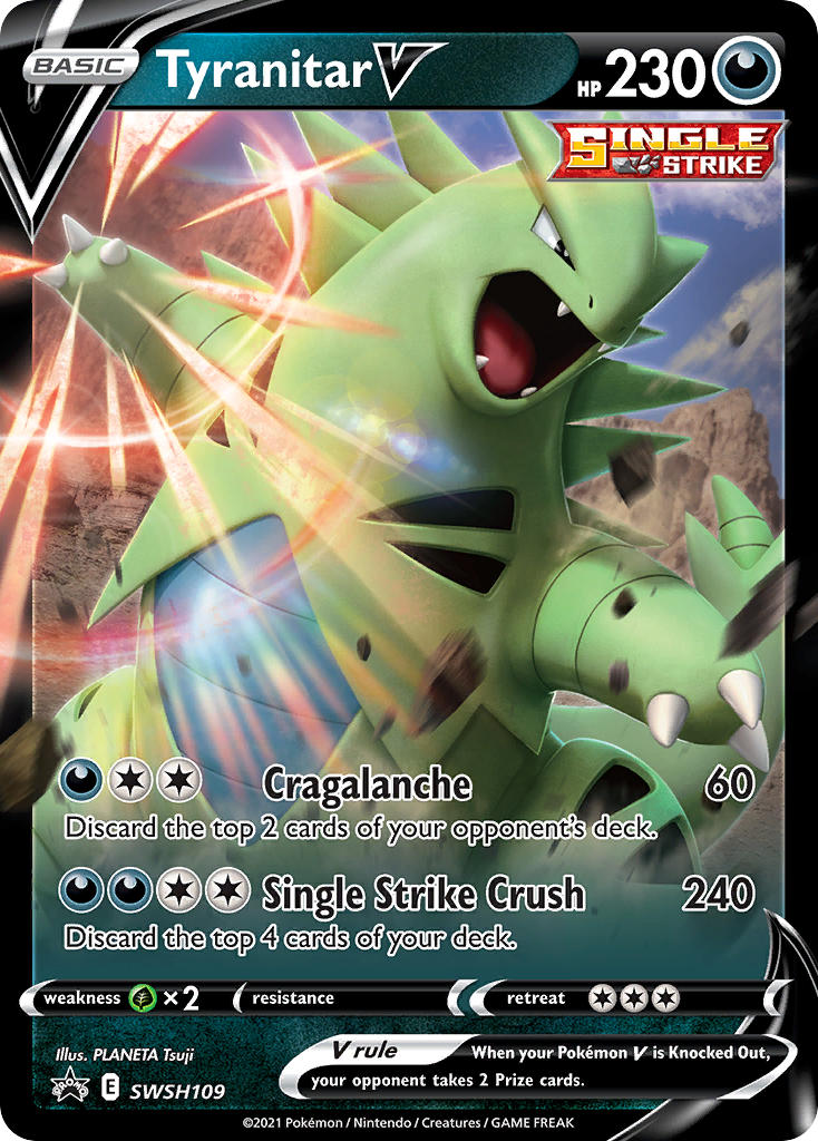 Tyranitar V (SWSH109) [Sword & Shield: Black Star Promos] | Fandemonia Ltd