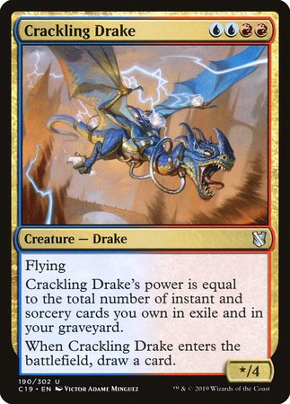 Crackling Drake [Commander 2019] | Fandemonia Ltd